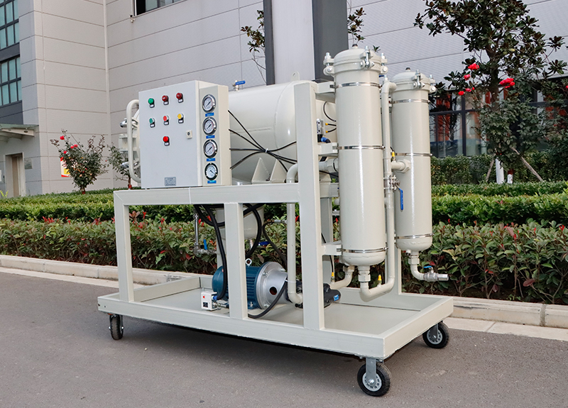 聚結(jié)脫水濾油機(jī)實拍圖