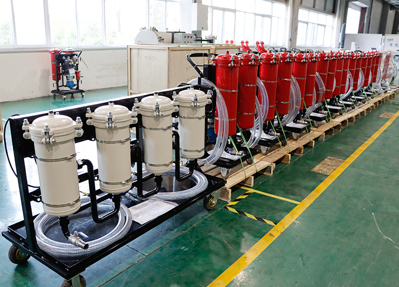 便移式高精度濾油機(jī)實拍圖