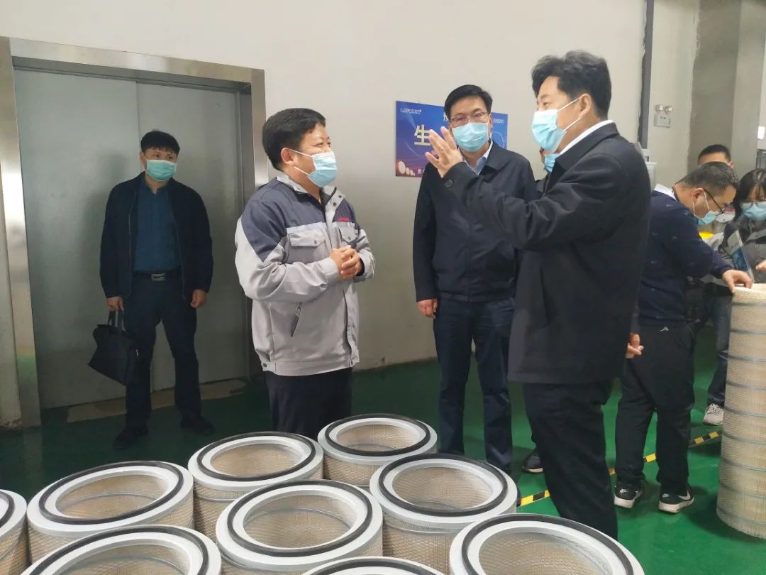 市委常委、市紀委書記、市監(jiān)委主任張浩一行蒞臨利菲爾特指導工作